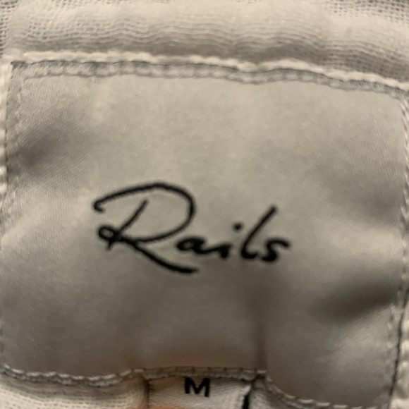 RAILS Savannah Cascade Womens‎ Blue/White Tie Dye Shirt - Picture 6 of 10